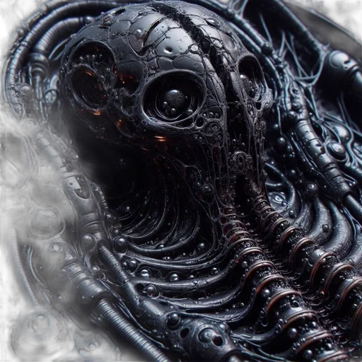 creature, mask, concept art, outer space transparent PNG cut-out