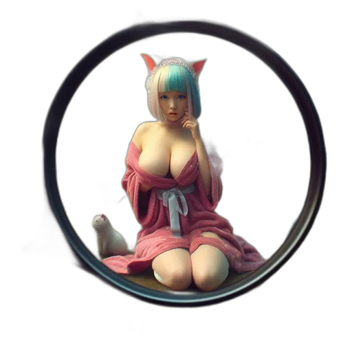 dress, staff, weapon, jewelry transparent PNG cut-out