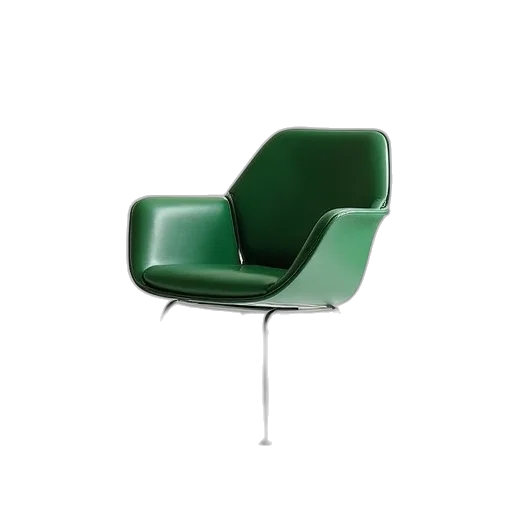 furniture, 3d render, green, erg transparent PNG cut-out