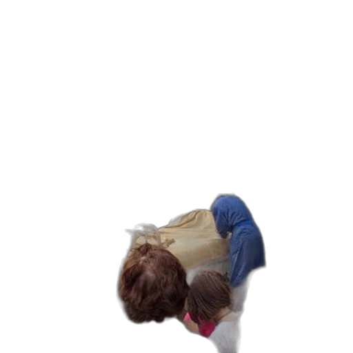 hair, staff, creature, shoes transparent PNG cut-out
