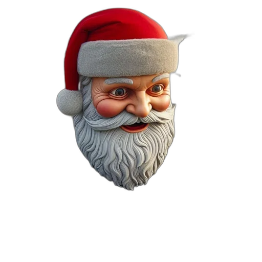 face, hat, 3d render, photorealistic transparent PNG cut-out