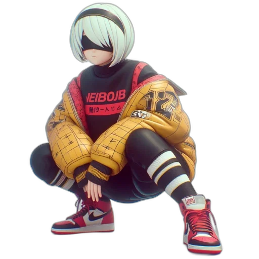 jacket, robot, creature, face transparent PNG cut-out