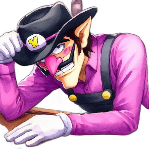 hat, staff, mask, face transparent PNG cut-out