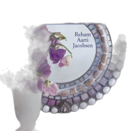 jewelry, mosaic, mirror, purple transparent PNG cut-out