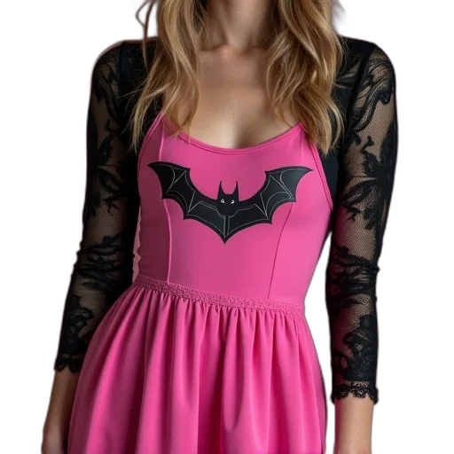 dress, concept art, dark, neon transparent PNG cut-out