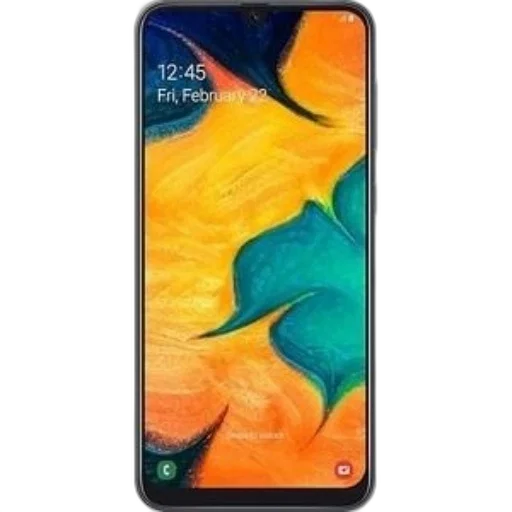 samsung, smartphone, colorful, abstract transparent PNG cut-out