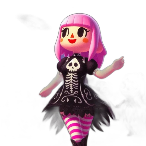 dress, creature, concept art, pixel art transparent PNG cut-out