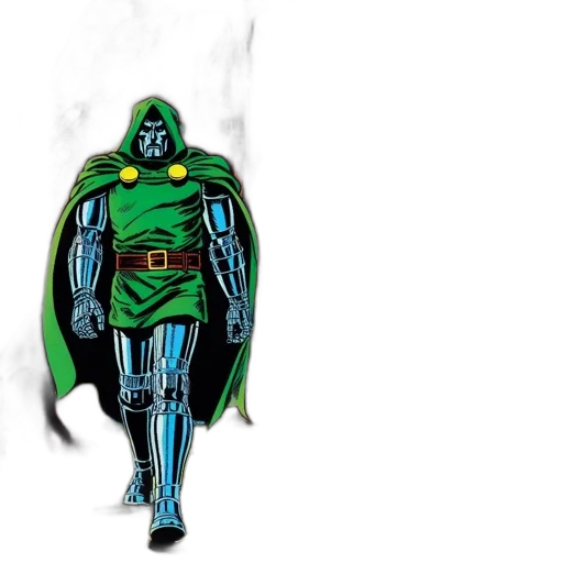 mask, comic book art, concept art, green transparent PNG cut-out