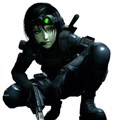 robot, weapon, concept art, cyberpunk transparent PNG cut-out