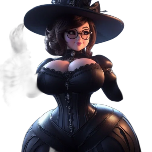 hat, dress, staff, crown transparent PNG cut-out