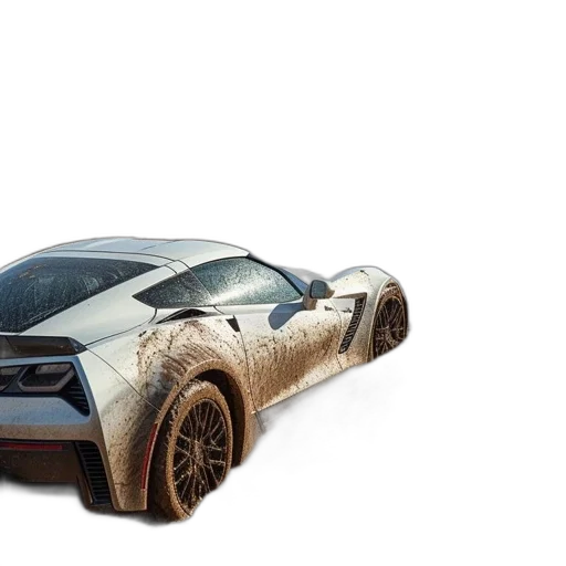car, 3d render, photorealistic, concept art transparent PNG cut-out