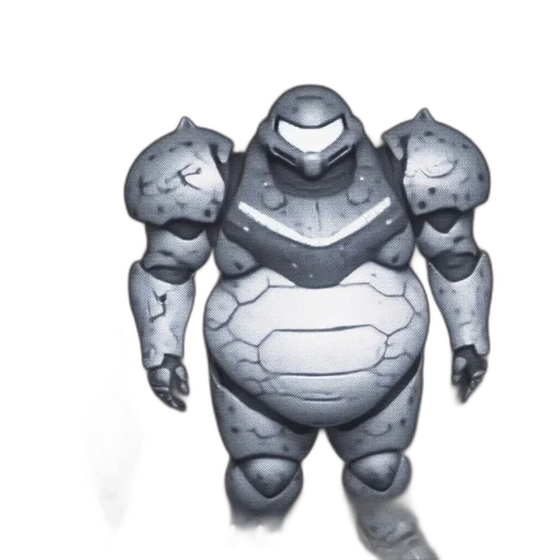 robot, creature, concept art, 3d render transparent PNG cut-out