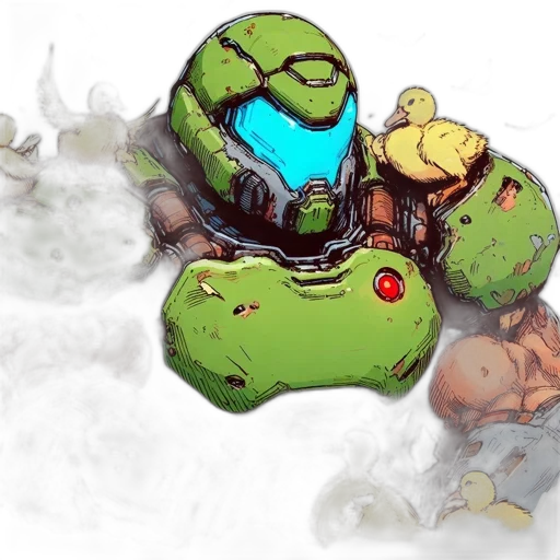 robot, weapon, creature, concept art transparent PNG cut-out