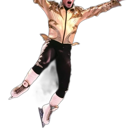 jacket, staff, concept art, 3d render transparent PNG cut-out