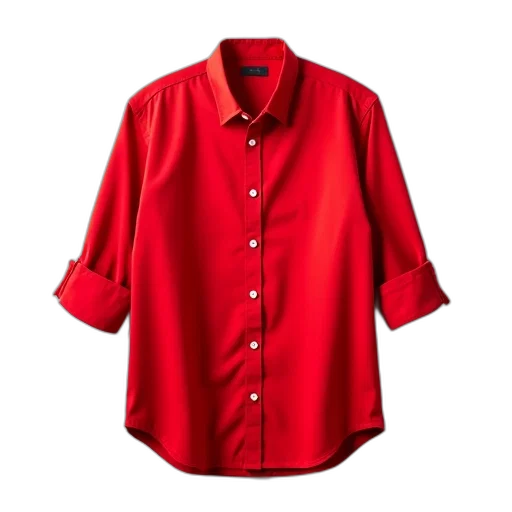 jacket, dress, red, button-up transparent PNG cut-out