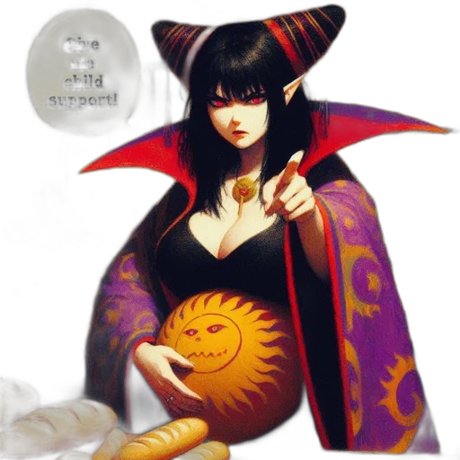 staff, dragon, fantasy art, concept art transparent PNG cut-out