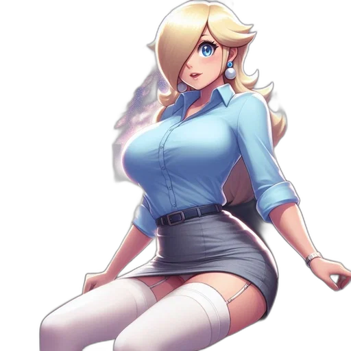 dress, staff, concept art, anime transparent PNG cut-out