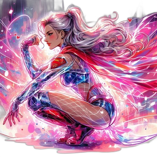 dress, comic book art, concept art, fantasy art transparent PNG cut-out
