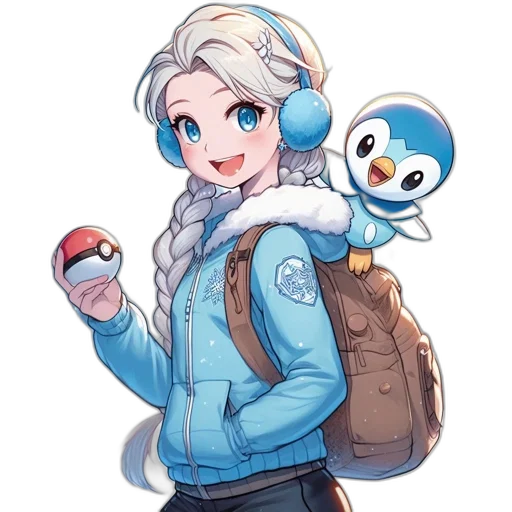 jacket, staff, anime, cartoon transparent PNG cut-out