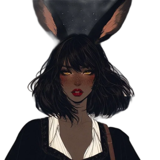 mask, hat, staff, dress transparent PNG cut-out