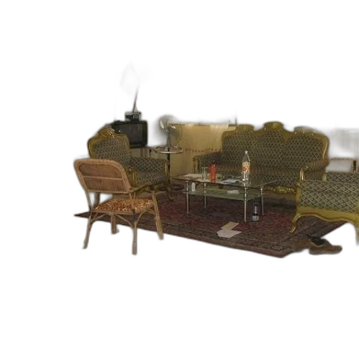 furniture, crown, 3d render, concept art transparent PNG cut-out