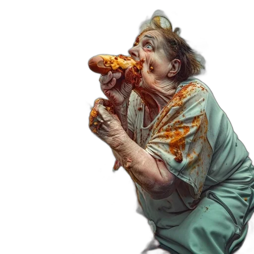 food, creature, face, animal transparent PNG cut-out