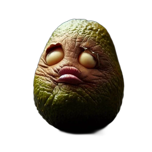 face, creature, mask, food transparent PNG cut-out