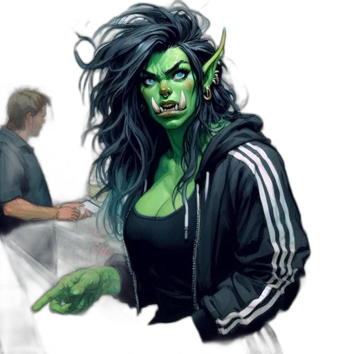 concept art, fantasy art, comic book art, pixel art transparent PNG cut-out