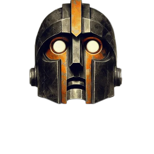 mask, robot, face, weapon transparent PNG cut-out
