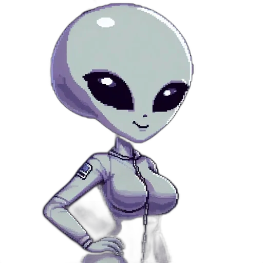 robot, creature, staff, dress transparent PNG cut-out