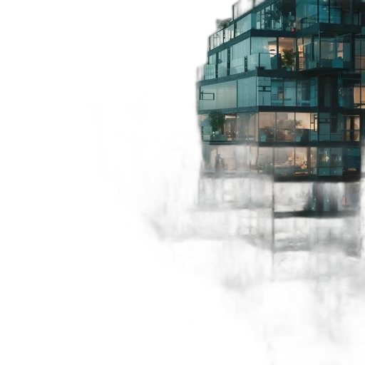 building, robot, umbrella, concept art transparent PNG cut-out