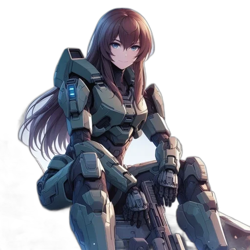 robot, weapon, sword, jacket transparent PNG cut-out