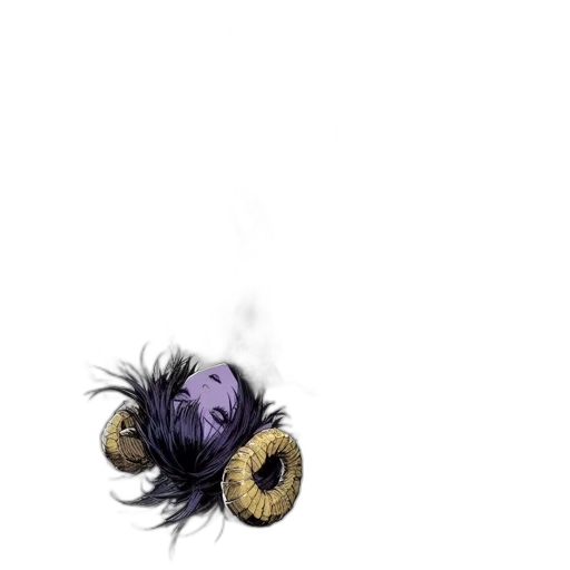 hair, flower, creature, mask transparent PNG cut-out