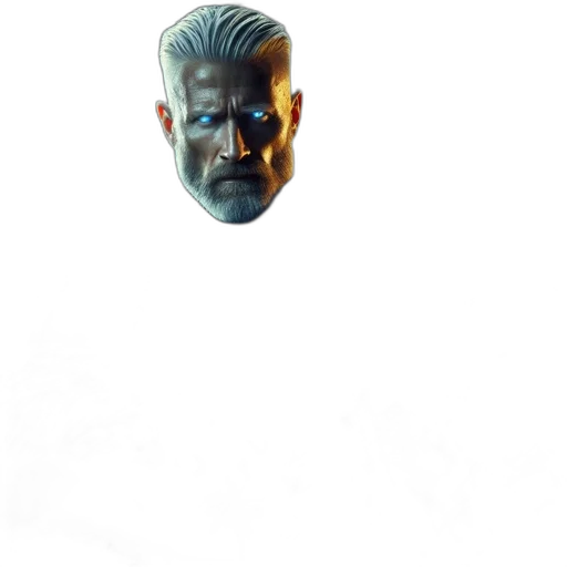 face, mask, creature, staff transparent PNG cut-out