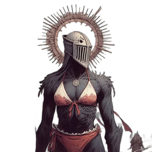 mask, robot, dress, creature transparent PNG cut-out