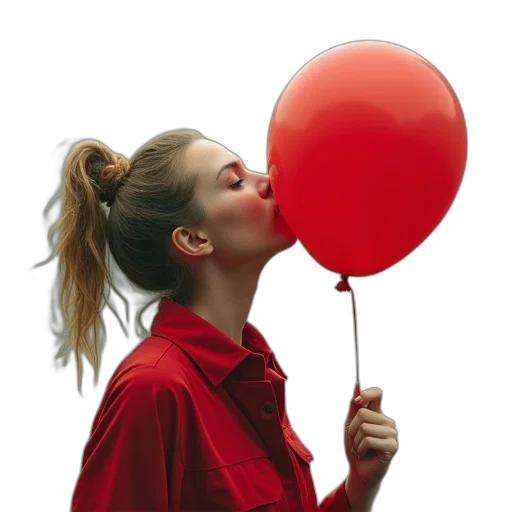 staff, photorealistic, red, very transparent PNG cut-out