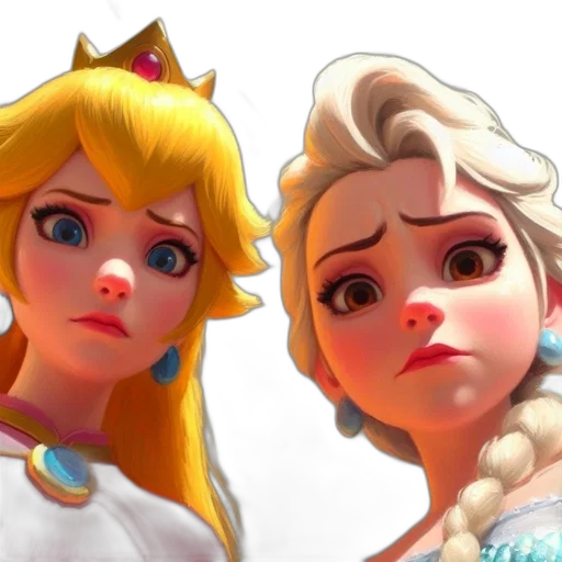 crown, face, concept art, 3d render transparent PNG cut-out