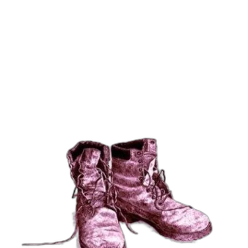 shoes, weapon, jacket, photorealistic transparent PNG cut-out