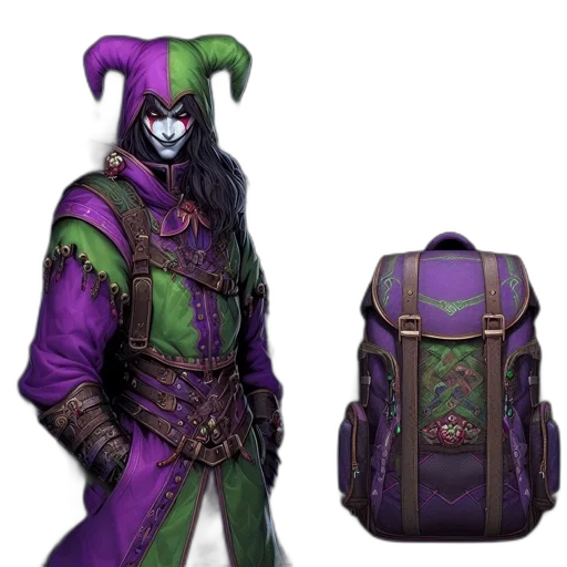 mask, jacket, concept art, fantasy art transparent PNG cut-out