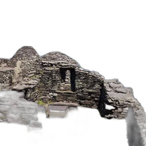 building, crown, 3d render, concept art transparent PNG cut-out