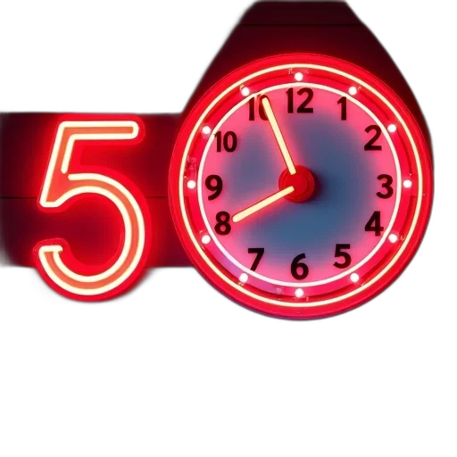 3d render, vaporwave, neon lights, neon transparent PNG cut-out