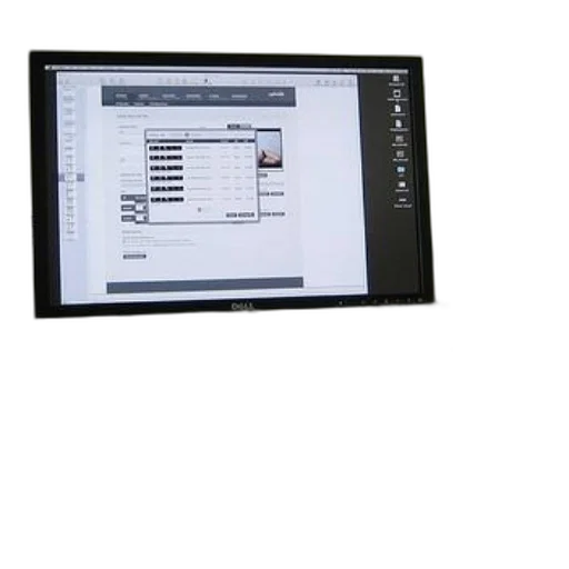 staff, well-organized, workspace, dell transparent PNG cut-out