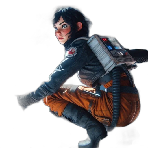 jacket, staff, concept art, comic book art transparent PNG cut-out