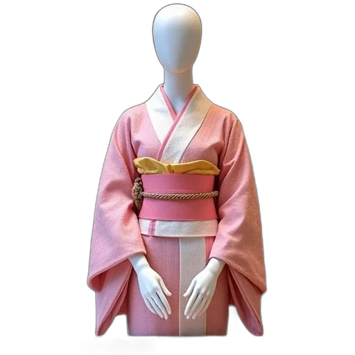 dress, jacket, staff, vaporwave transparent PNG cut-out