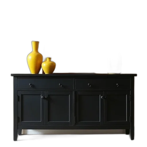 furniture, 3d render, photorealistic, dark transparent PNG cut-out
