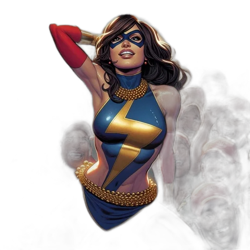 comic book art, concept art, fantasy art, female transparent PNG cut-out