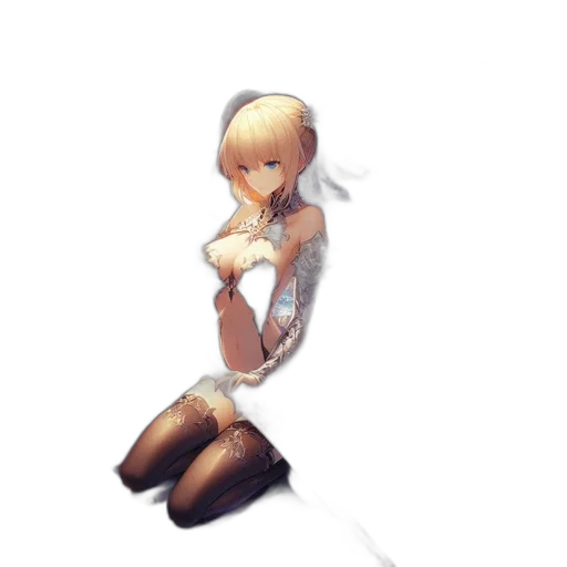 dress, staff, robot, weapon transparent PNG cut-out
