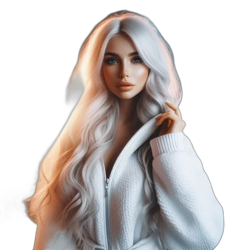 dress, jacket, fantasy art, 3d render transparent PNG cut-out
