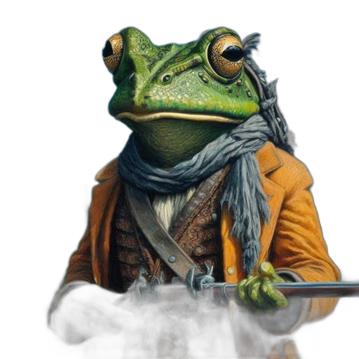 staff, dragon, mask, jacket transparent PNG cut-out
