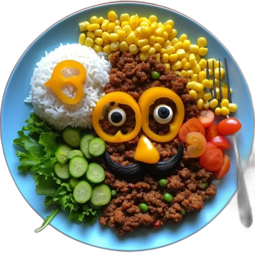 food, face, mask, robot transparent PNG cut-out